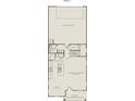 Detailed first-floor plan showing open layout with kitchen, gathering room, and two-car garage at 14024 Penbury Ln # 330, Charlotte, NC 28278