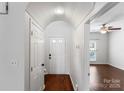 Welcoming entryway with hardwood floors and modern finishes at 1326 Anthem Ct, Charlotte, NC 28205