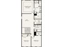 Second story floor plan features an owner's suite, two bedrooms, two baths, and a loft area at 14020 Penbury Ln # 329, Charlotte, NC 28278