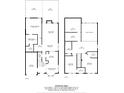 Detailed floor plan showcasing the layout of the home's two floors, including room dimensions and features at 157 Talbert Town Loop, Mooresville, NC 28117