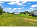 Large backyard with a shed and propane tank at 1133 Lynn Ln, Catawba, NC 28609