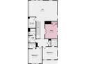 This is the floor plan of the second floor featuring a loft, study, bathroom, and two bedrooms at 3128 Beacon Heights Rd, Indian Land, SC 29707