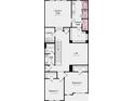 Second floor layout with owner's suite, two secondary bedrooms and loft at 3134 Beacon Heights Rd, Indian Land, SC 29707