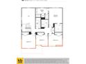Second floor plan featuring four bedrooms, two bathrooms, and a loft space at 4453 Family Trail Dr, Indian Land, SC 29707