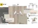 Interior design elements feature a brushed nickel chandelier and neutral finishes at 4453 Family Trail Dr, Indian Land, SC 29707