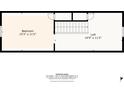 Upstairs floorplan featuring bedroom and loft with dimensions at 1920 E Nc Hwy 24/27 None, Biscoe, NC 27209
