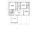 Upstairs floor plan features four bedrooms, a loft, and ample storage space, ideal for Gathering living at 1600 Russell Courtney Rd, Monroe, NC 28112