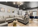 Spacious living room with a comfortable sectional sofa and stylish decor, perfect for relaxing at 4520 Buck Skin Ct, Fort Mill, SC 29707