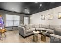 Spacious living room with a comfortable sectional sofa and stylish decor, perfect for relaxing at 4520 Buck Skin Ct, Fort Mill, SC 29707