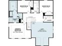 Second floor layout featuring the owner's suite, bedrooms, and a loft area at 1488 Kate Cecil Way, York, SC 29745