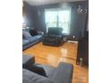 Cozy living room with hardwood floors and a comfortable seating area at 1609 Indian Springs Nw Dr # 35, Conover, NC 28613