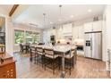 Spacious kitchen with a large island, modern appliances, and a connected dining area at 4033 Hilton Lake Rd, Kannapolis, NC 28083