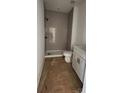 New bathroom with tiled shower and modern fixtures at 638 Amberjack Pl # 76, York, SC 29745