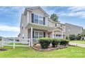 Beautiful two-story home with a well-kept lawn, front porch, and lovely landscaping at 902 Silverberry St, Gastonia, NC 28054