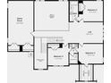 Upper level floorplan featuring a loft, game room, and bedrooms 2, 3 and 4 with bathrooms at 18138 Sulton Ter, Huntersville, NC 28078