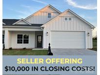 Charming, newly built home with board and batten siding and an attached two-car garage at 120-C Deer Brook Dr, Shelby, NC 28150