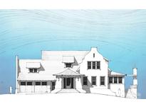 Architectural rendering of a charming two-story home with attached garage at 1052 Ventosa Dr, Denver, NC 28037