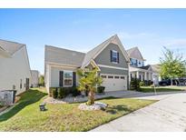 Beautiful two-story home with gray siding and landscaping at 50143 Robins Nest Ln, Lancaster, SC 29720