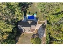 House with private wooded backyard and inground pool at 357 China Grove Rd, Kannapolis, NC 28083