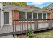 Home features a spacious deck, perfect for outdoor entertaining at 102 Goodman Ne Cir, Concord, NC 28025