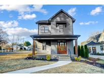 Gray two-story house with a front porch and walkway at 901 Edgemont Ave, Belmont, NC 28012