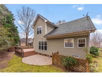 Charming home with a spacious backyard, patio, and deck at 7708 Spanish Oaks Dr, Waxhaw, NC 28173