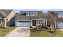 Charming single-story home with well-maintained lawn, neutral siding, covered entryway, and an attached garage at 253 Stone Mountain Way, Denver, NC 28037