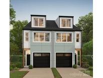 Two-story townhouses with attached garages and dormer windows at 339 Gray Dr, Charlotte, NC 28213