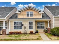 Inviting exterior of charming townhome with landscaped yard at 517 Fenton Pl, Rock Hill, SC 29732