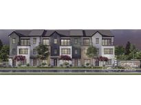 Modern townhome community with multiple units and landscaping at 714 Falling Oak Aly, Huntersville, NC 28078