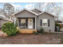 Gray house with a front porch and landscaping at 714, 716 Lucas St # 2A, Rock Hill, SC 29730