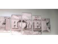 Artistic wall decor spelling 