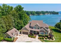 Luxury waterfront home with detached garage and stunning lake views at 8191 Deep Water Ln, Denver, NC 28037