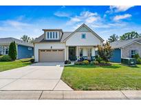 Craftsman style home with front porch and landscaped yard at 4998 Looking Glass Trl, Denver, NC 28037