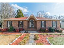 Charming brick home with a well-manicured front yard and walkway leading to the front door at 3447 Nesting Ln, Fort Mill, SC 29708