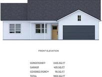 New construction home featuring a 2-car garage and a modern front elevation in a desirable community at Lot 20 Knottywood Ln # Lot 20, Vale, NC 28168