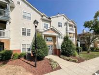 Well maintained building exterior with manicured landscaping and inviting entrance at 17137 Red Feather Dr, Charlotte, NC 28277