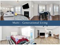 This home features multi-generational living areas with stylish decor, offering comfortable and versatile spaces at 805 Deep River Way, Waxhaw, NC 28173