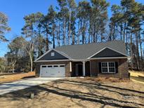 Charming single-story brick home with a well-maintained lawn and an attached two-car garage at 2924 Noritake Trl # 59, Albemarle, NC 28001