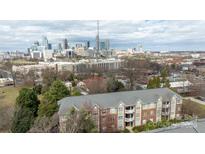 A picturesque view of the city skyline from the complex, showcasing urban living at its finest at 226 S Torrence St # 303, Charlotte, NC 28204