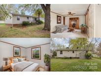 Property collage showcasing the home's exterior, bedroom and living area at 3660 Fieldcrest Nw Cir, Concord, NC 28027
