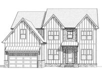 Charming two-story home with a covered porch, a two-car garage, and vertical siding at 2141 Nims Village Dr, Fort Mill, SC 29715
