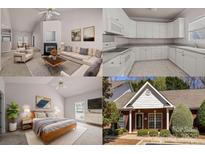 Property collage featuring the living room, kitchen, front exterior, and bedroom at 532 Knighton Hill Rd, Rock Hill, SC 29732