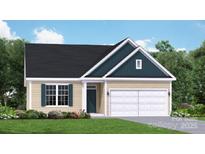 Charming single-Gathering home with a two-car garage, well-manicured lawn, and inviting curb appeal at 1018 Mapletree Ln, Indian Trail, NC 28079