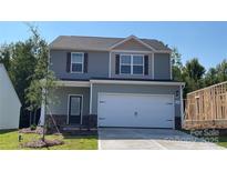 Charming two-story home featuring a two-car garage and a neatly landscaped front yard at 1530 Doran Ter, Richburg, SC 29729