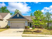 Charming single-story home with a well-manicured lawn, lovely landscaping, and a two-car garage at 1625 Carolina Orchards Blvd, Fort Mill, SC 29715