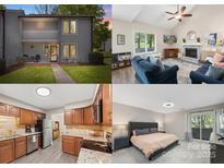 Charming two-story condo with a well-maintained lawn and inviting entryway at 6605 Point Comfort Ln, Charlotte, NC 28226