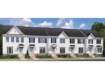Charming townhouse exteriors showcase white siding and black shutters at 1344 Holden Sw Ave, Concord, NC 28025