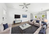 Bright living room featuring stylish furnishings, modern decor, and an open floor plan at 3048 Goble St, Gastonia, NC 28056
