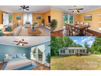 Collage of the living room, dining room, bedroom, and exterior of the house at 3442 Cedar Circle Rd, Lancaster, SC 29720